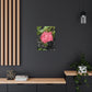 Pink Flower On A Vine | Wall Canvas | Bloom Collection