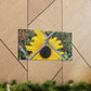 Sunflower Behind A Fence Canvas Gallery Wraps