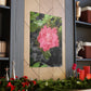 Pink Flower On A Vine | Wall Canvas | Bloom Collection