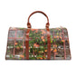 Flowers On A Rugged Fence | Waterproof Travel Bag | High Bloom Collection