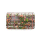 Memory Foam Bath Mat | Flowers On A Rugged Fence | High Bloom Collection | Life By Ortavia