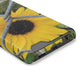 Sunflower Behind A Fence | Phone Case With Card Holder for iPhone and Galaxy Phones