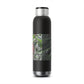 Peach Hibiscus Flower | Soundwave Copper Vacuum Audio Bottle 22oz | High Bloom Collection | Life By Ortavia