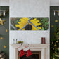 Sunflower Behind A Fence Canvas Gallery Wraps