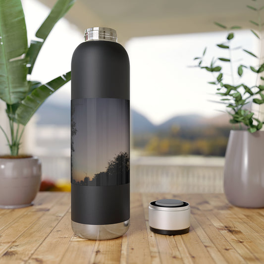 Rainbow Sunset | Soundwave Copper Vacuum Audio Bottle 22oz | Life By Ortavia