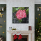 Pink Flower On A Vine | Wall Canvas | Bloom Collection