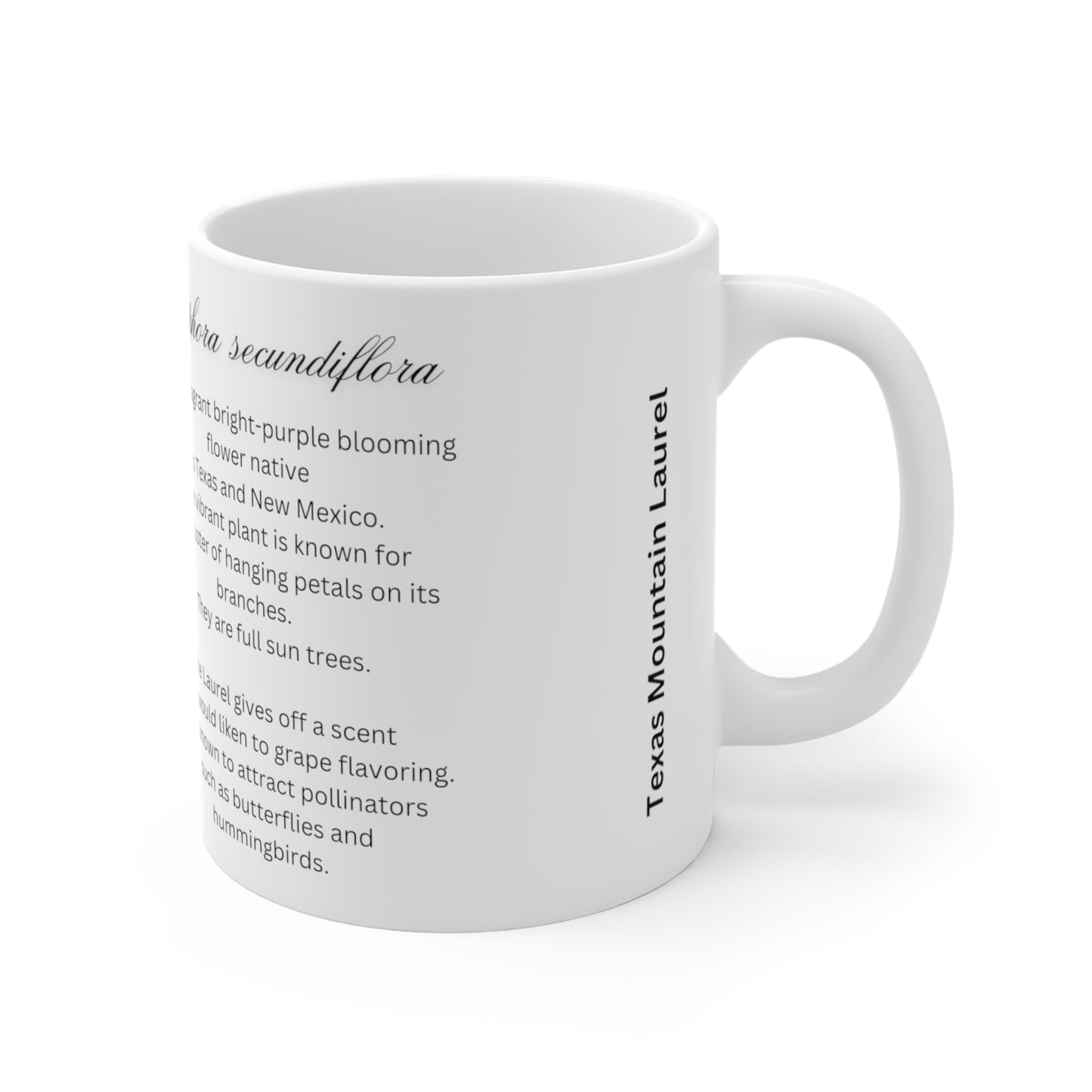Purple Texas Mountain Laurel | Ceramic Mug 11oz