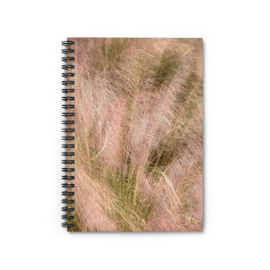 Purple Muhly | Spiral Notebook 118 pg Ruled | Life By Ortavia