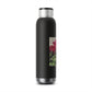 Magenta Snapdragon | Soundwave Copper Vacuum Audio Bottle 22oz | High Bloom Collection | Life By Ortavia