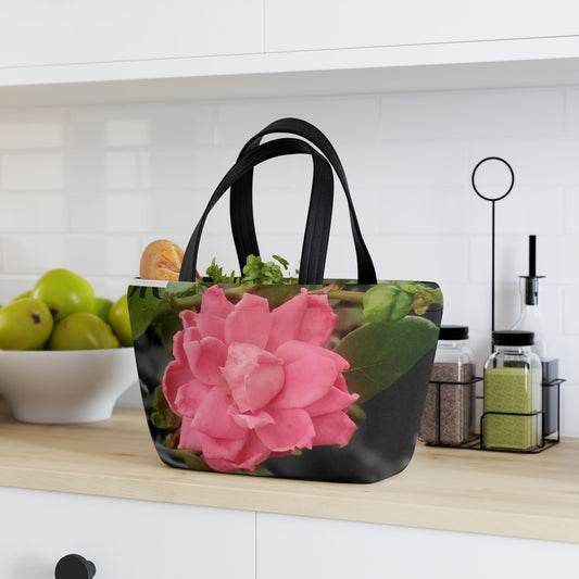Pink Flower On A Vine  Bag