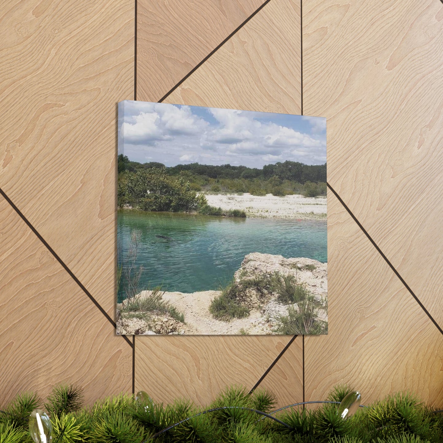 Canvas Gallery Wraps with Sunday By the Lake Signature Print