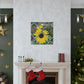 Sunflower Behind A Fence Canvas Gallery Wraps