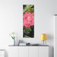 Pink Flower On A Vine | Wall Canvas | Bloom Collection