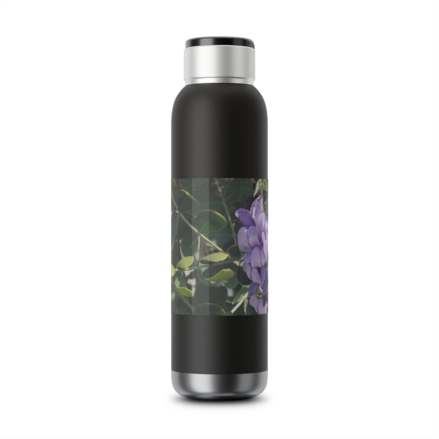 Purple Texas Mountain Laurel | Soundwave Copper Vacuum Audio Bottle 22oz