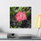 Pink Flower On A Vine | Wall Canvas | Bloom Collection
