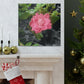 Pink Flower On A Vine | Wall Canvas | Bloom Collection