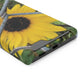 Sunflower Behind A Fence | Phone Case With Card Holder for iPhone and Galaxy Phones