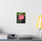 Pink Flower On A Vine | Wall Canvas | Bloom Collection