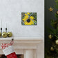 Sunflower Behind A Fence Canvas Gallery Wraps