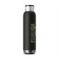 Pink Flower On A Vine | Soundwave Copper Vacuum Audio Bottle 22oz | Life By Ortavia