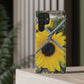 Sunflower Behind A Fence | Phone Case With Card Holder for iPhone and Galaxy Phones
