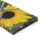 Sunflower Behind A Fence | Phone Case With Card Holder for iPhone and Galaxy Phones