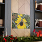Sunflower Behind A Fence Canvas Gallery Wraps