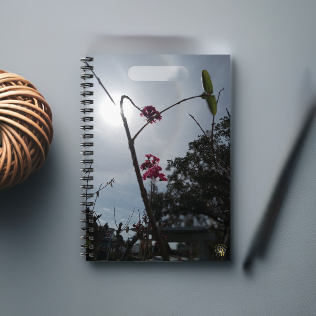 Crape in the Sun | Spiral Notebook 118 pg Ruled