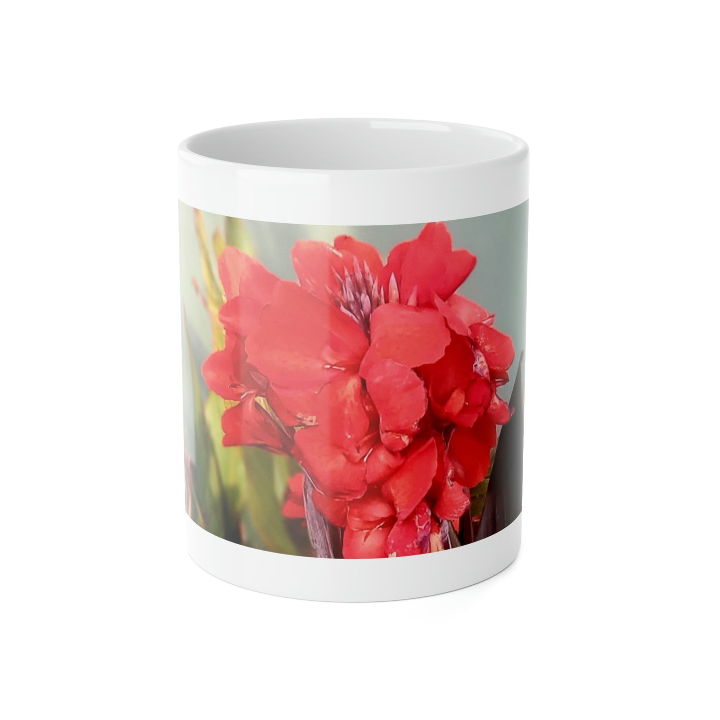 Red Canna | Ceramic Mug 11oz | Life By Ortavia