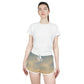 Pink/Blue Colored Women's Relaxed Shorts