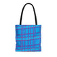 Light Blue/Red | Tote Bag | Vintage Window Collection | Life By Ortavia