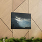 Sun Through Dark Clouds | Wall Art Canvas | Heavens Collection
