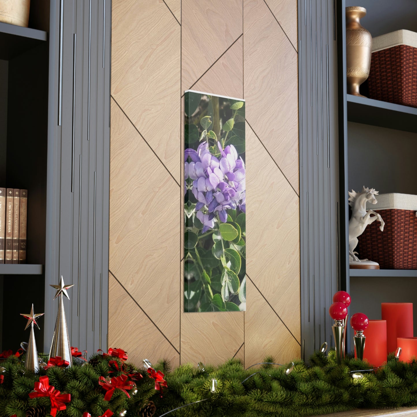 Purple Texas Mountain Laurel | Wall Art Canvas