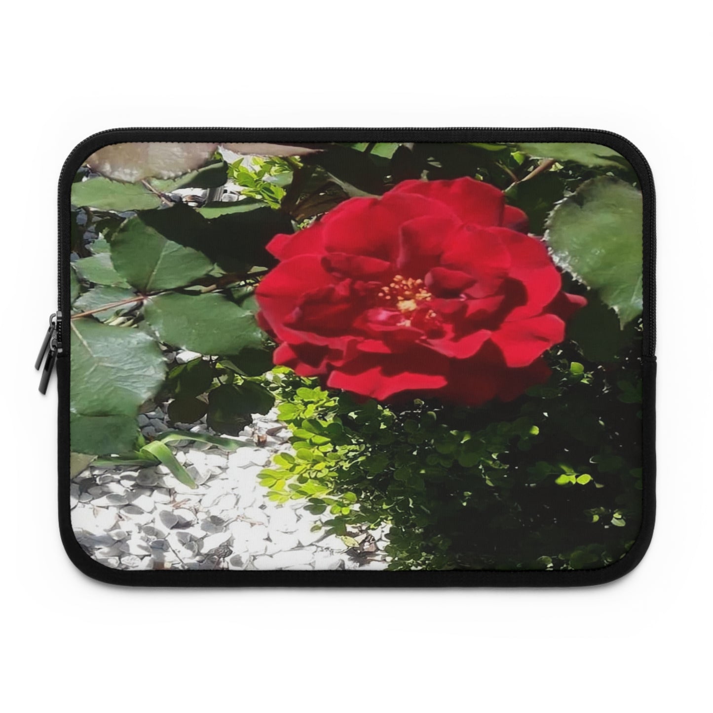 Laptop Sleeve Protecting Cover with Europeana Red Rose 7 Inch 10 Inch 13 Inch 15 Inch 17 Inch