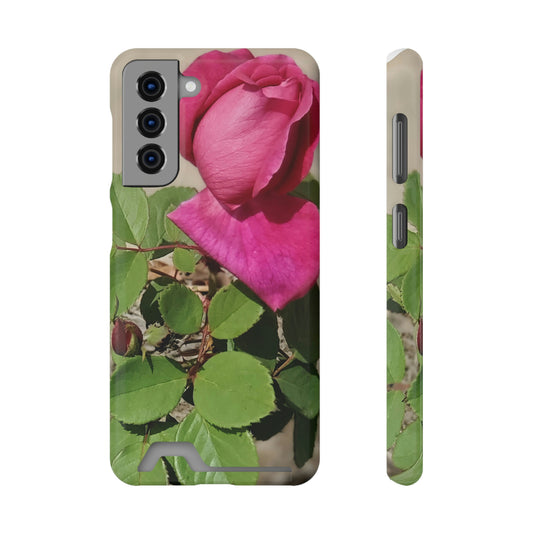 Dear Pink Rosa | Phone Case with Card Holder | High Bloom Collection | Life By Ortavia