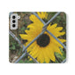 Sunflower Behind A Fence | Folio Phone Case | High Bloom Collection | Life By Ortavia