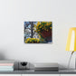 Yellow Pansies Downtown | Wall Art Canvas | High Bloom Collection | Life By Ortavia