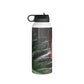 Peach Hibiscus | Stainless Steel Water Bottle, Standard Lid | High Bloom Collection | Life By Ortavia