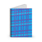 Light Blue/Red | Spiral Notebook 118 pg Ruled | Vintage Window Collection | Life By Ortavia