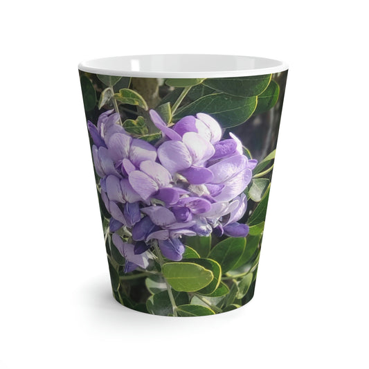 Purple Texas Mountain Laurel | 12 oz Latte Mug