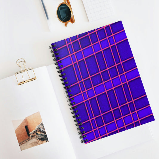 Purple/Pink | Spiral Notebook 118 pg Ruled | Vintage Window Collection | Life By Ortavia