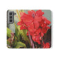 Red Canna | Folio Phone Case | High Bloom Collection | Life By Ortavia