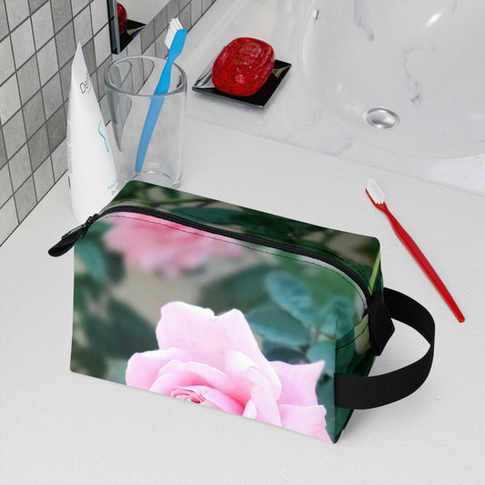 Focus On A Pink Rose | Toiletry Bag | High Bloom Collection | Life By Ortavia