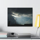 Sun Through Dark Clouds | Wall Art Canvas | Heavens Collection
