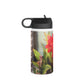 Red Canna | Stainless Steel Water Bottle, Standard Lid | High Bloom Collection | Life By Ortavia
