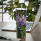 Purple Texas Mountain Laurel | Skinny Steel Tumbler with Straw 20oz