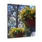 Yellow Pansies Downtown | Wall Art Canvas | High Bloom Collection | Life By Ortavia