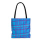 Light Blue/Red | Tote Bag | Vintage Window Collection | Life By Ortavia