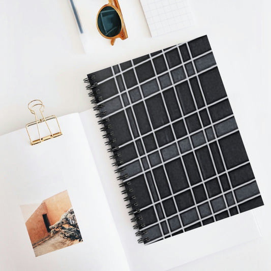 Newspaper | Spiral Notebook 118 pg Ruled | Vintage Window Collection | Life By Ortavia