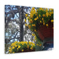 Yellow Pansies Downtown | Wall Art Canvas | High Bloom Collection | Life By Ortavia